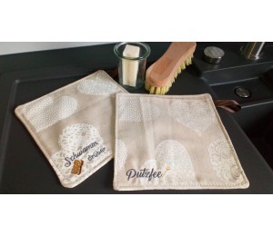 Stickserie ITH - Putztücher Putzlappen